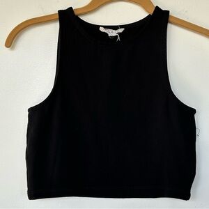 Stella Luce black crop top
